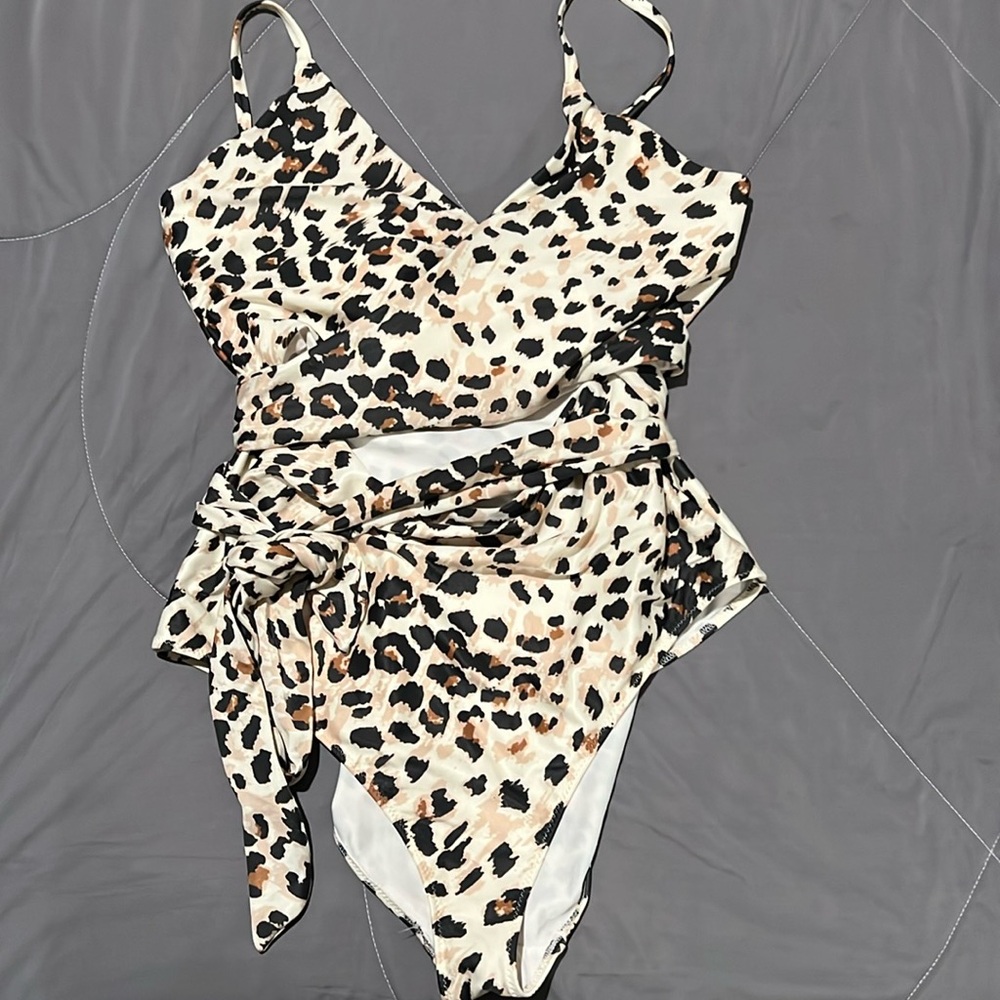 Aerie one piece wrap suit